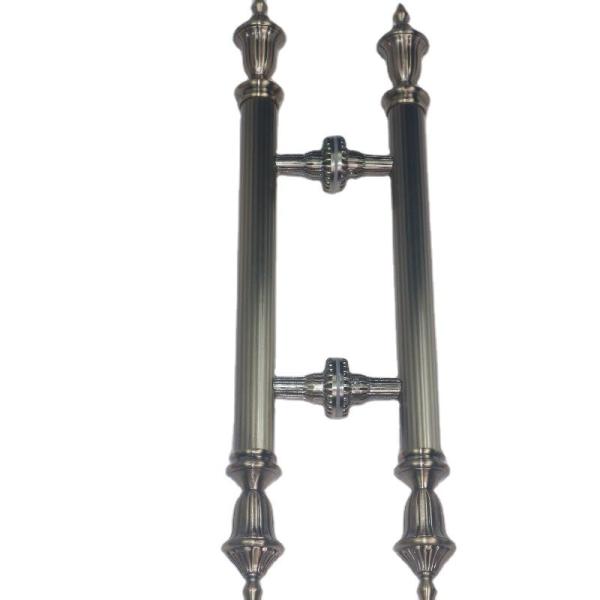 European Brass Door Handle 201 Tube and Zinc Allot Head American Gold Room Luxury