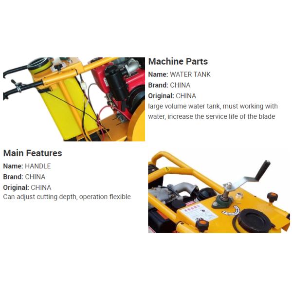 Компактный бензин автомата для резки 15-25ХП дороги/дизельный мобильный бетон увидели вырезывание