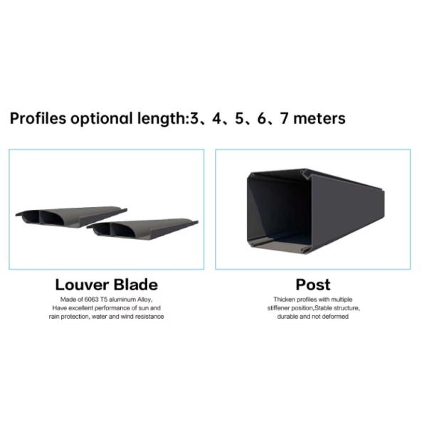 Contemporary Aluminum Pergola Gazebo With Wind Resistance Up To 60 Mph And Adjustable Shade