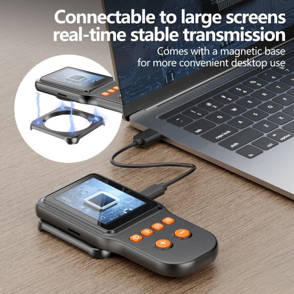 Digital Square Screen Vision Machine 4 Gear Magnification with Multi-light Source Memory Card Support