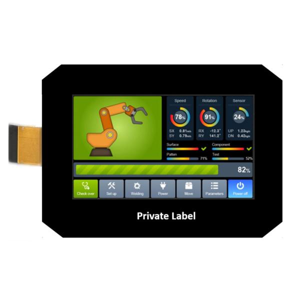 4.3 дюймовый IPS TFT LCD 480 * 272 пикселя 262K полноцветный дисплей ST7283 Дисплейный интерфейс