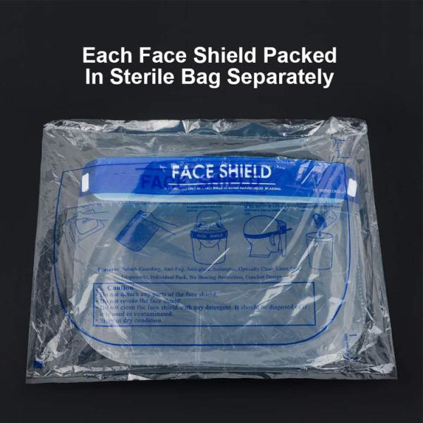Commercial Full Face Safety Visor  Clear Transparent Protective Face Shield Mask