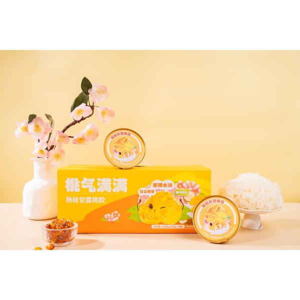 Кантонский Манго Помело Саго Персиковая жвачка Десерт Китайский сладкий суп FDA одобрен