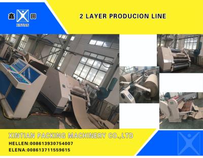 Fixed Corrugated Single Facer Corrugated Carton Machinery CE / ISO9001