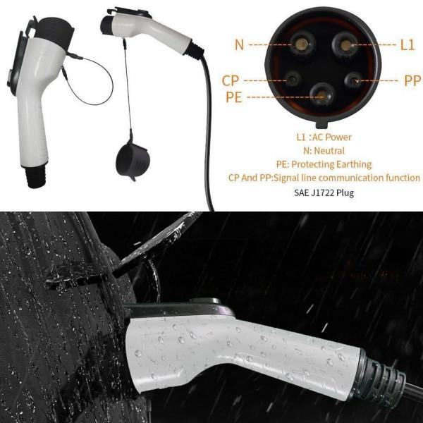 CCS Type 1 And Type 2 Ev Chargers 16a 32A AC 80-265V Level 1 2 1/2 SAE J1722 IEC 62196