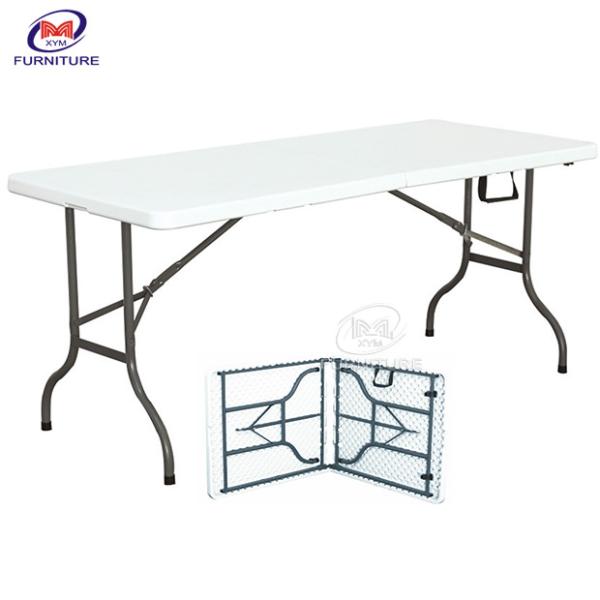 100kg Plastic Folding Chair And Table Rectangular Furniture For Outdoor