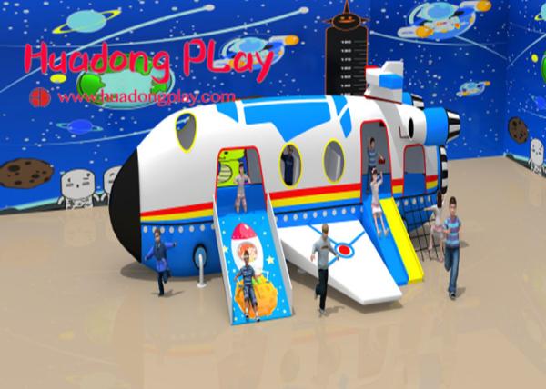 Nursery Commercial Children ' S Indoor Play Equipment  For Toddlers To Play Spacecraft  Type