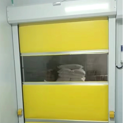 Hygienic And Washable Operating Speed Adjustable High-speed PVC Door For Food Processing Plants
