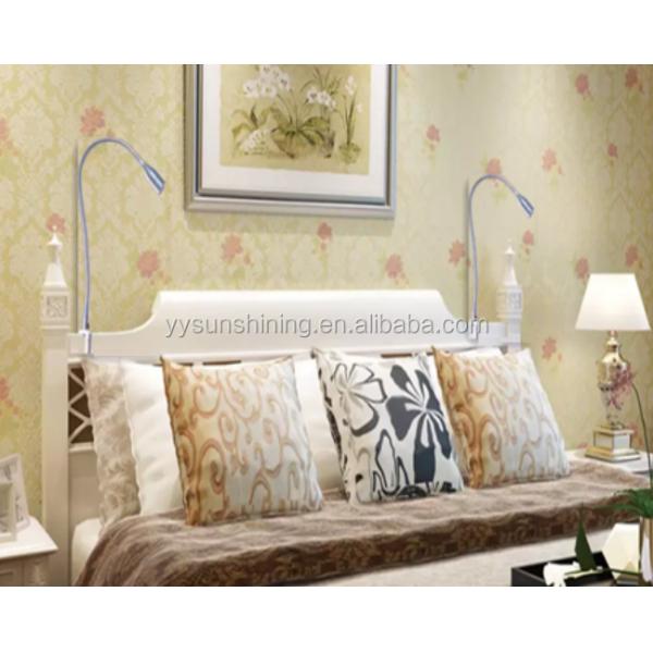Convenient 12v LED Bedside Reading Lamp with Twisted Switch and 82lm Luminous Flux