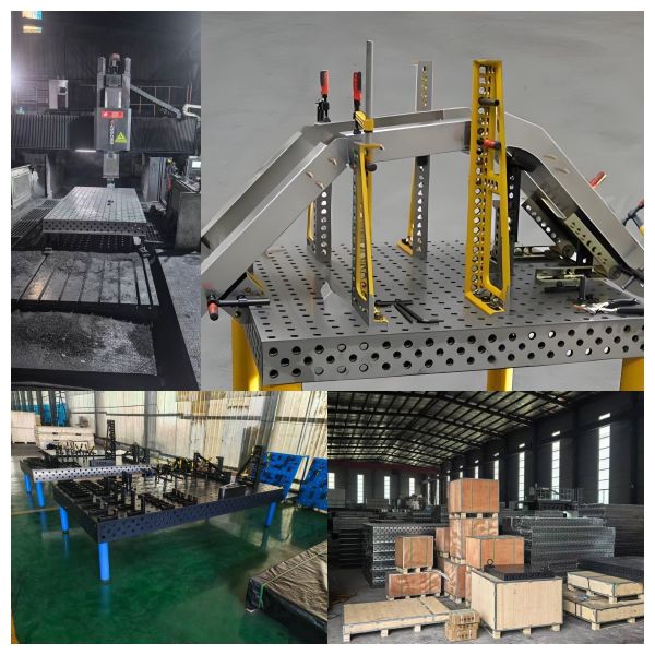 Flexible 16 series modular fixturing system for welding and fabrication