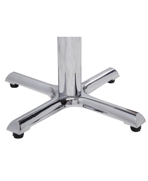 1107 Modern fashionable CHROME steel pedestal table base Aluminum Table legs