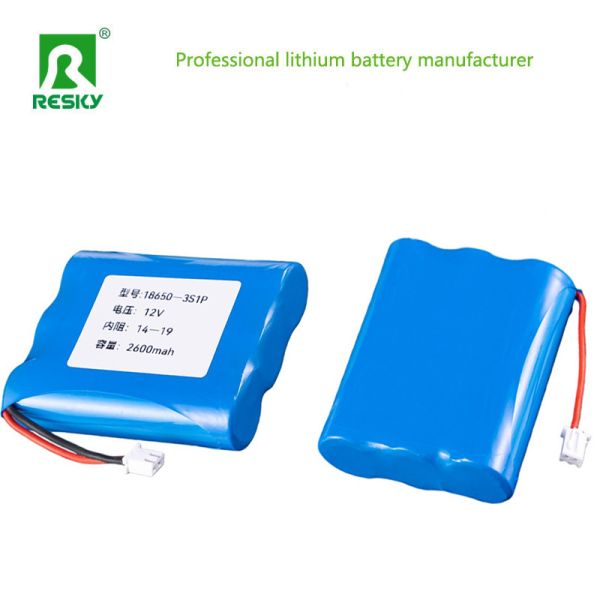 Lithium Ion Batteries ICR18650 3.7V 11.1V 2600mAH 28.86wh Li-ion Rechargeable Battery Pack