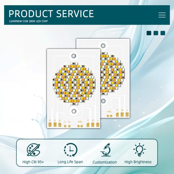 Пятицветный Cob Led Chip Rgbww 3856 300w 500w 36v 39v Для фотографии