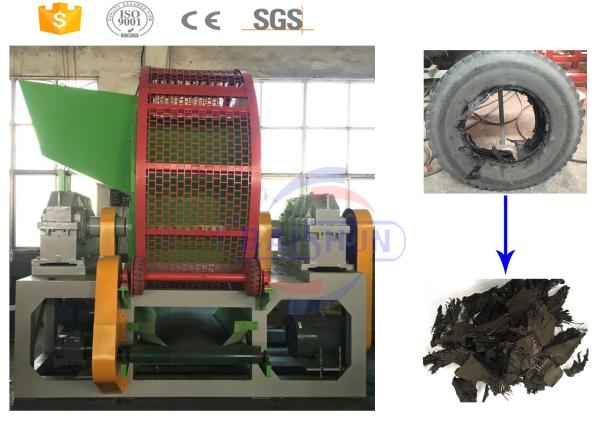 Factory price waste rubber tyre shredder machine manufacturer with CE