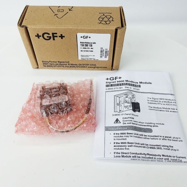 GF Signet 9900 Modbus Module for Wastewater Treatment with Plastic Material and One Year Warranty