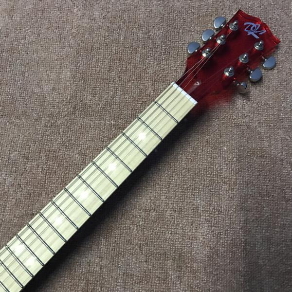 High quality LED light acrylic electric guitar maple fingerboard, free shipping
