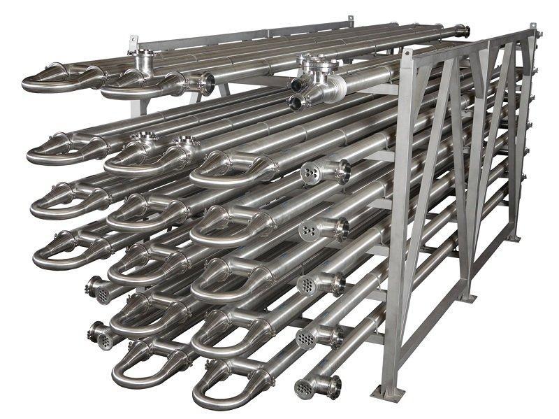 ASME Hairpin Heat Exchanger Food Industry Carbon Steel SS Duplex SS
