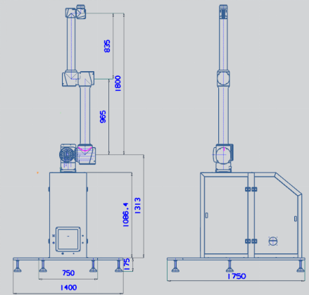 Cost-effective 30kg Payload Collaborative Palletizer with 8-10 times/Min Speed and 1600mm Stacking Height