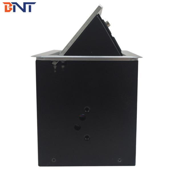 Aluminum alloy hydraulic popup desktop hidden power outlet for office system