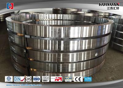o grande diâmetro 50Mn forjou as flanges do aço que projetam a flange de rolamento do gerencio