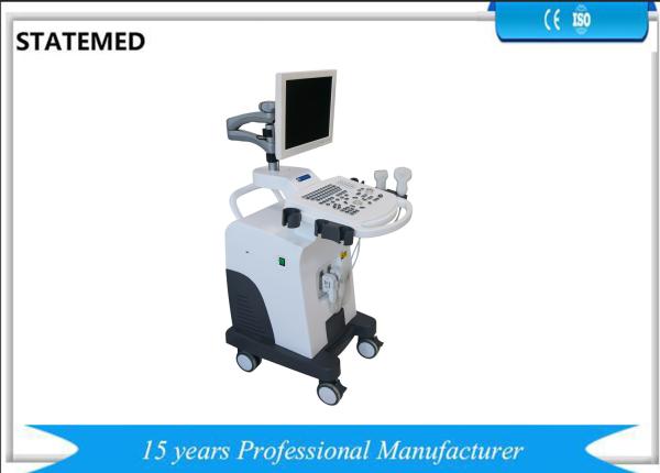 Veterinary Clinic B/W Trolley Ultrasound Diagnostic System For Small Dogs And Cats