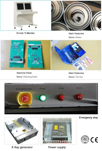 80 x 65cm Tunnel X ray Security Baggage Scanner For Commercial Buildings baggage scanning machine luggage scanner