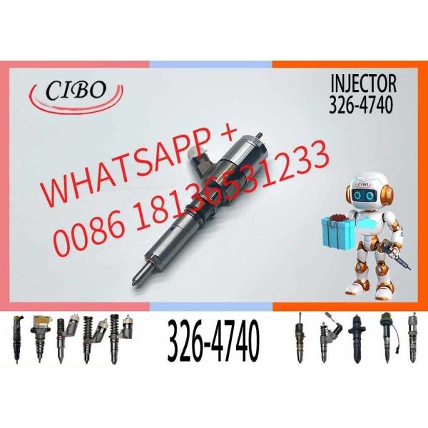 New 326-4700 Diesel Fuel Injector Carter C6.4/4.2/6.6 Excavator Engine (Models 326-4700/320-0677/326-4740) OE 16010-5R1-315 CN