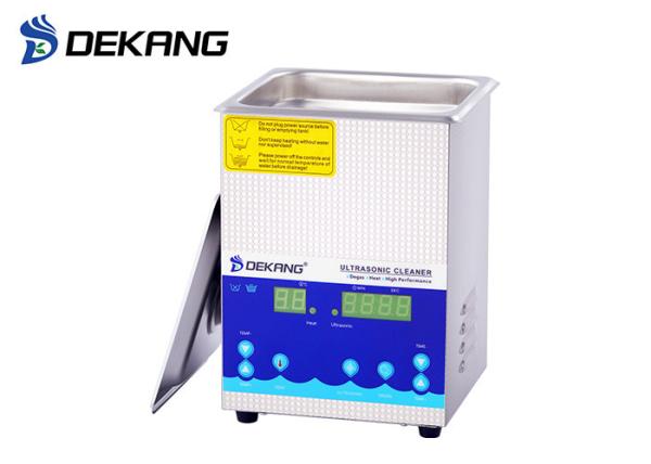 160W 2 Litre Ultrasonic Cleaner With Degass Function High Efficiency