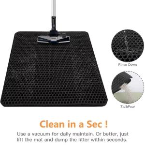 Revolutionary Cat Litter Mat - Double Layer Honeycomb Design