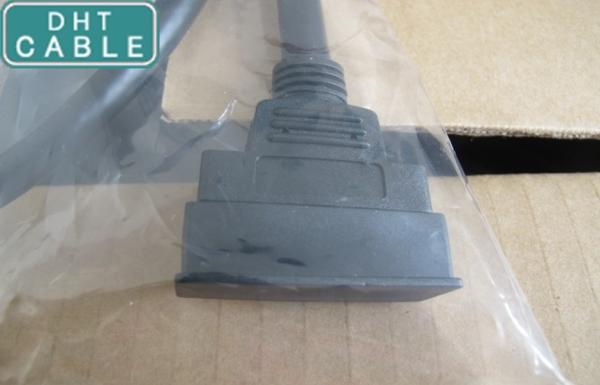 Male To Female Camera Link Cable Signal Low Attenuation With Mold Screw Nut