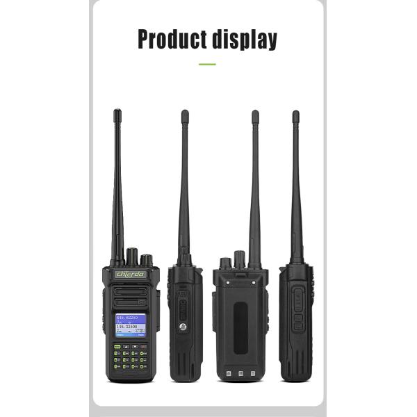 Профессиональное двухстороннее радио Chierda D7 IP67 водонепроницаемое пылезащитное GPS-уоки-токи