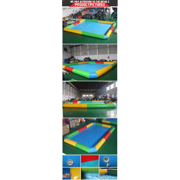 Large Adult Inflatable Swimming Pool China Factory Outdoor Household Water Park with Fun Games for the Home or Land