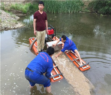 Mini Gold Mining Dredger with Engine Pump Core Components