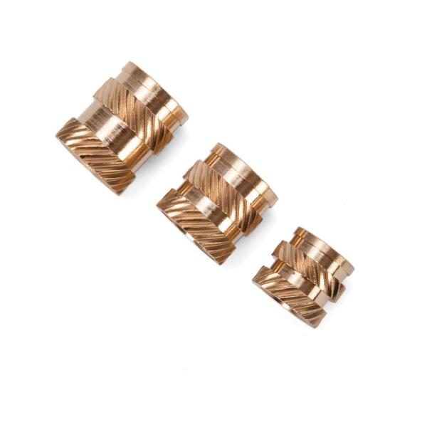 Steel Brass Heat Inserts for Automotive Industry 8mm 10mm 12mm 14mm 16mm 20mm 25mm 30mm 35mm 40mm 50mm Bolts Length