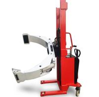 350kg 2 metros Semi-eléctrico de rollo de apilamiento con pinza con 2 mástil para el manejo de rollos