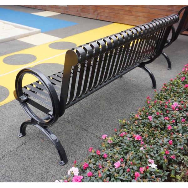 Powder Coating Sunproof 150cm Cast Iron Garden Park Bench