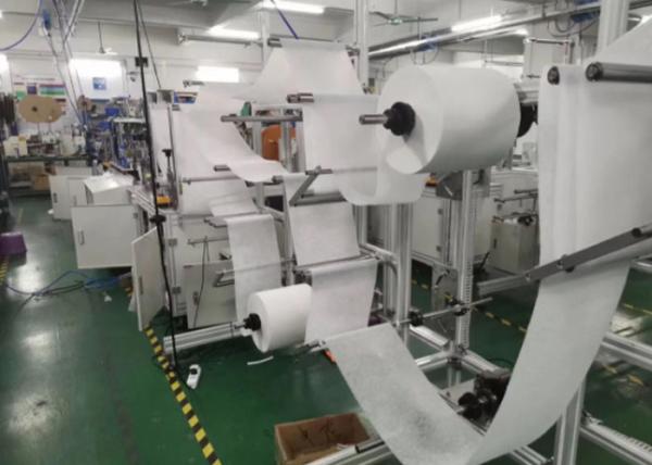 KN95 Mask Making Machine / Medical Face Surgical Face Mask Manufacturing Machine