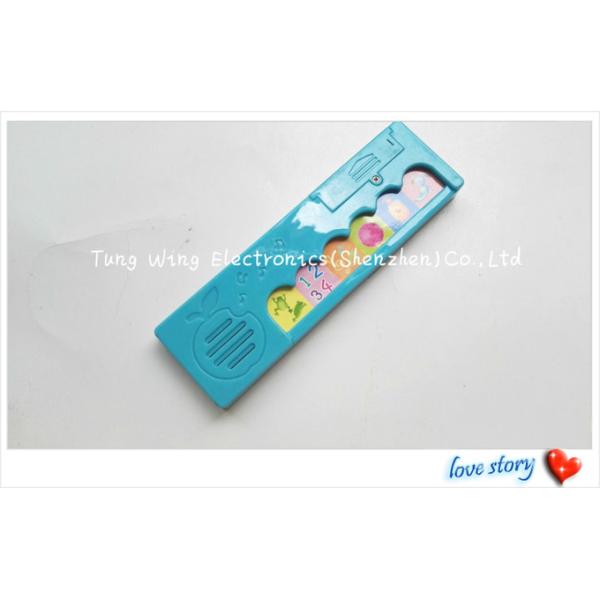 Blue 6 Button Baby Sound Module For Toddlers Learning Animal Sound Books