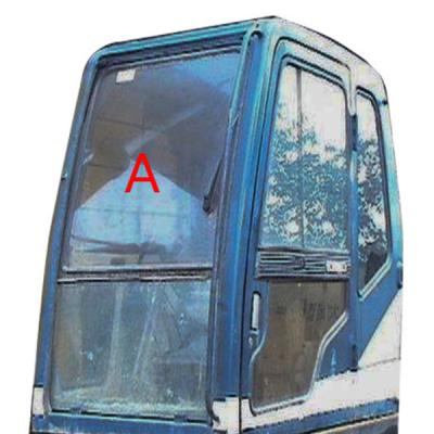 vidro feito sob encomenda do para-brisa de Cab Glass KOBELCO da máquina escavadora de 840mm 745mm