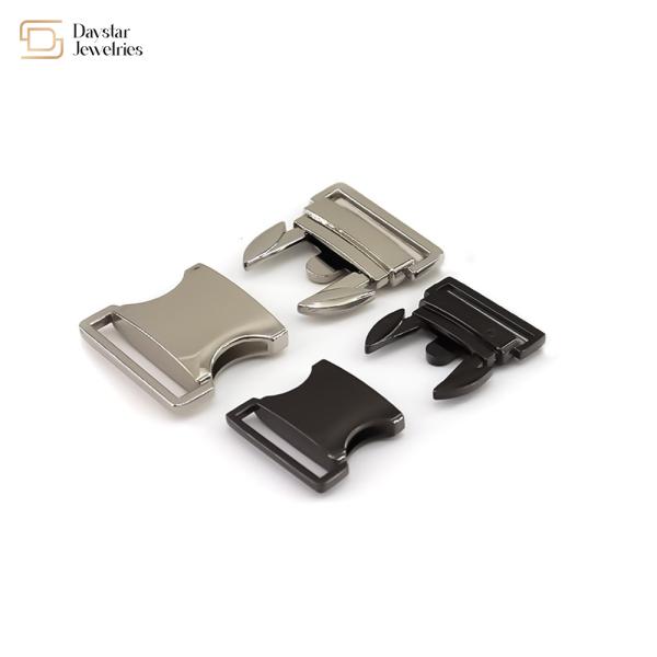 Luggage Straps Metal Quick Release Buckle , Pet Collar Military Belt Buckle