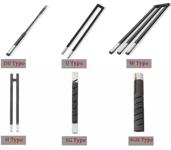 Silicon Carbide SIC Heating Elements U Type For Muffle Furnace