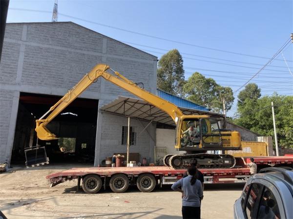24m Komatsu PC450 Long Reach Excavator Booms Yellow Color 10500mm Length