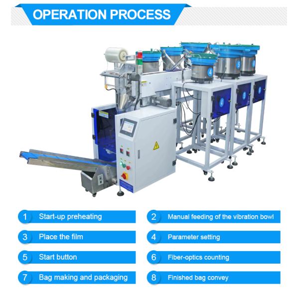 Hot Sales Automatic Washer Sealing Filling Package Nuts Screws Packaging Machine