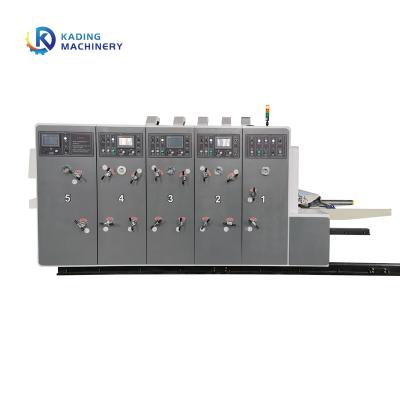 High Definition Corrugated Box Printing Machine With Ceramic Anilox Roller
