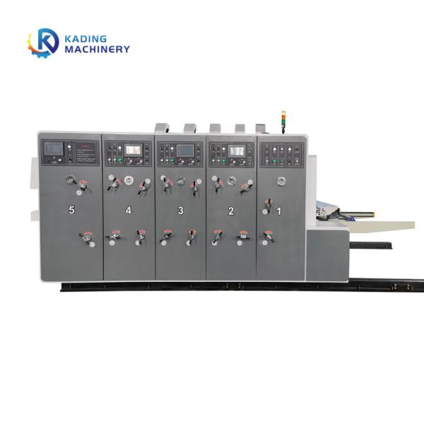 High Definition Corrugated Box Printing Machine With Ceramic Anilox Roller
