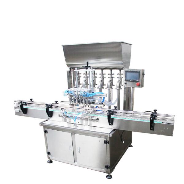 Automatic PLC Piston 6 Heads Bottle Filling Machine