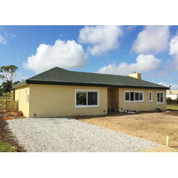 Light Gauge Steel Frame Prefabricated Bungalow Homes One Story Single Family Home