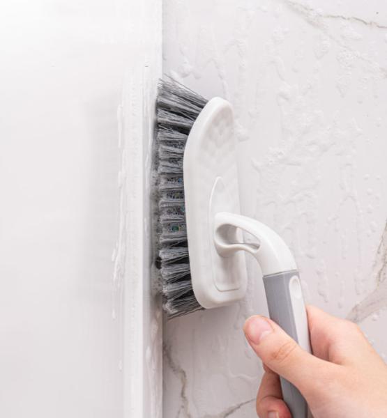 Escova de nylon plástica da lavagem da cozinha/escova limpeza do banheiro com punho longo