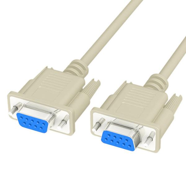 Female Female RS232 DB9 Serial Cable To Male Male For Engraving Machine