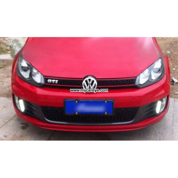 Volkswagen VW Golf 6 GTI DRL LED Daytime Lights car driving daylight